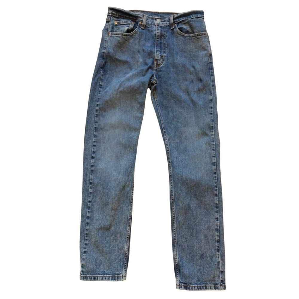 Levi's 505 Jeans‎ Men's 32x32 Blue Denim Straight Leg Medium Wash Casual